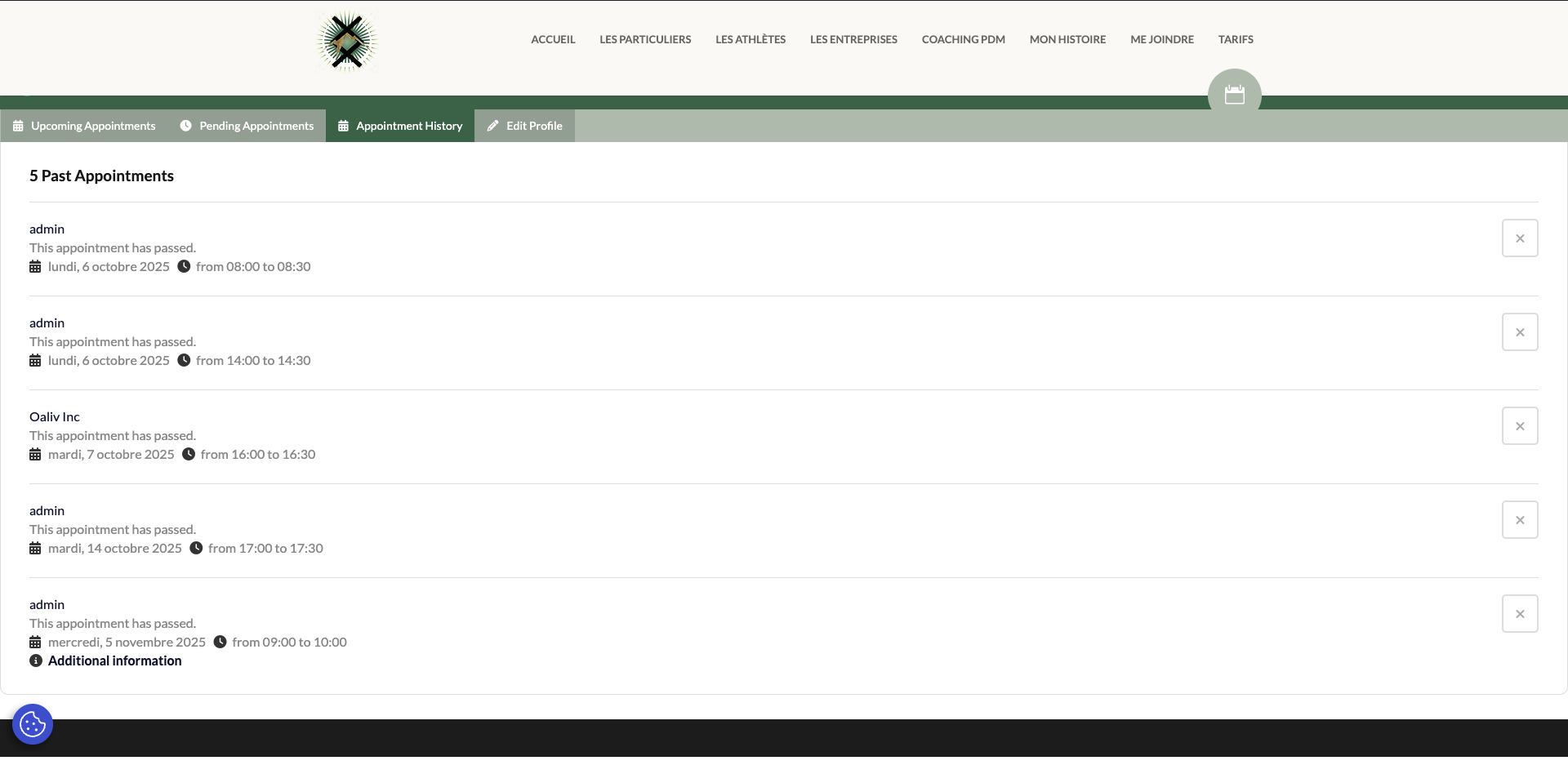 Site Web Léandry PETNGA - interface logiciel développé par Alivaon, Douala